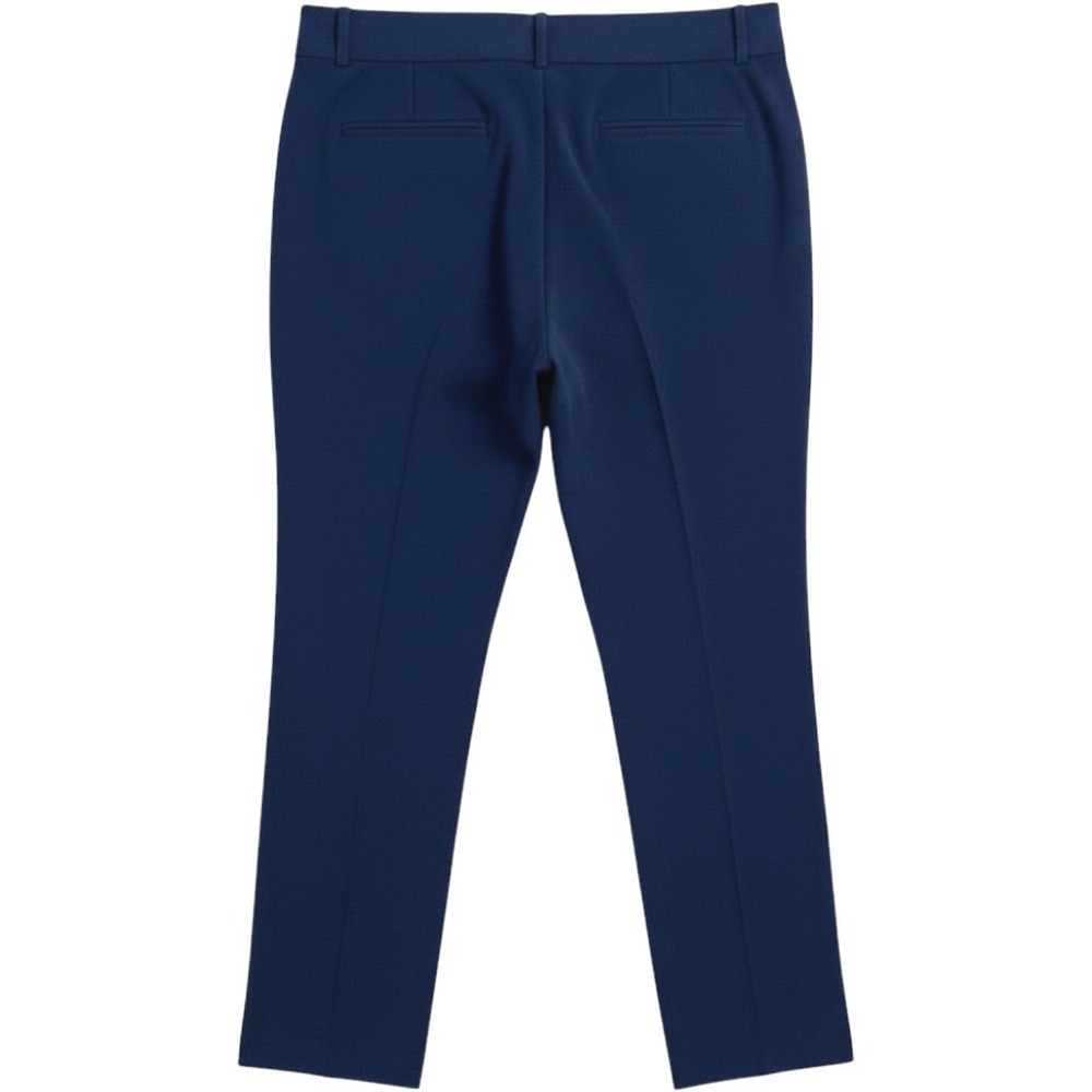 J.Crew Womens Pleated Ankle Trousers Royal Blue High Rise Dress Pants Size 8